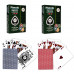 Set poker profesional Piatnik (Austria), 300 jetoane de cazinou (14 grame), 2 pachete carti de joc, 5 zaruri, buton dealer, cadou covoras Texas Hold'em
